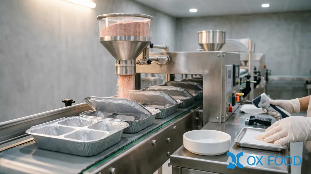 Ready Meal Scale-Up Validation — Pilot Run on Production Line with Dosing Verification