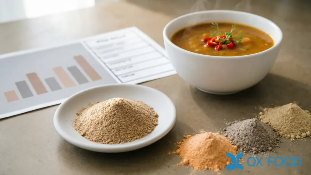savory-trend-evidence-and-specification Savory trend evidence reviewed alongside a food manufacturing specification checklist