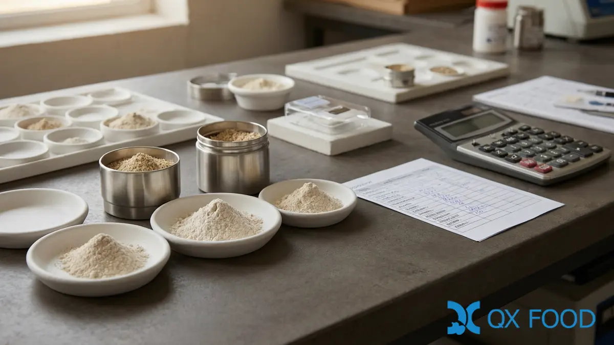 Soup base formulation cost calculated for the prepared broth