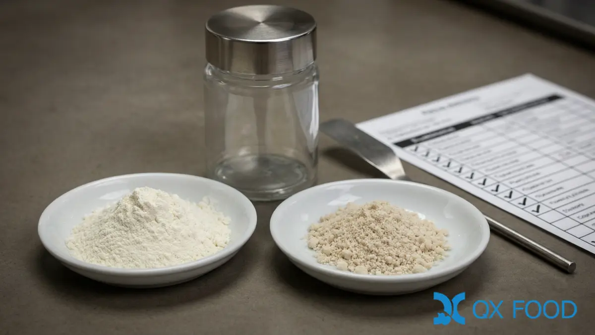 Soy Sauce Powder Evaluation Records - Samples Checked Against Documented Criteria