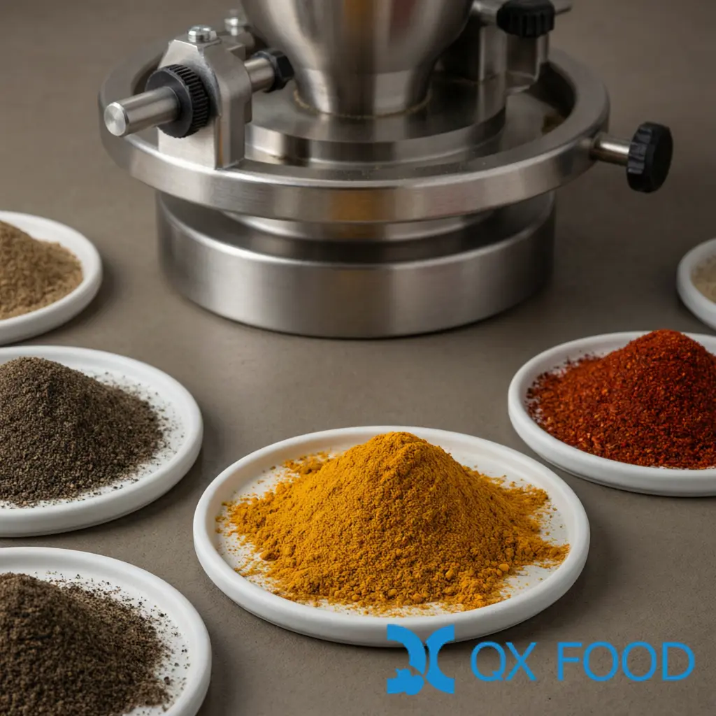 Spice Grinding Process - Mill and Ground Spice Samples