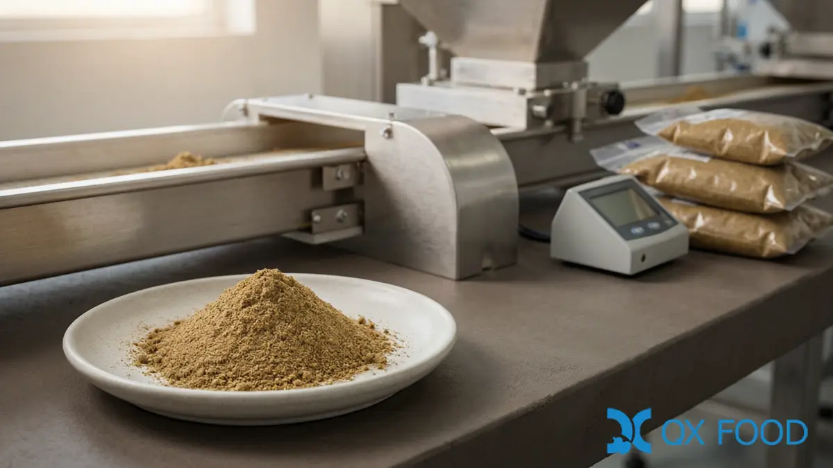 Spice Grinding Process - QC with Sieving and Metal Detection