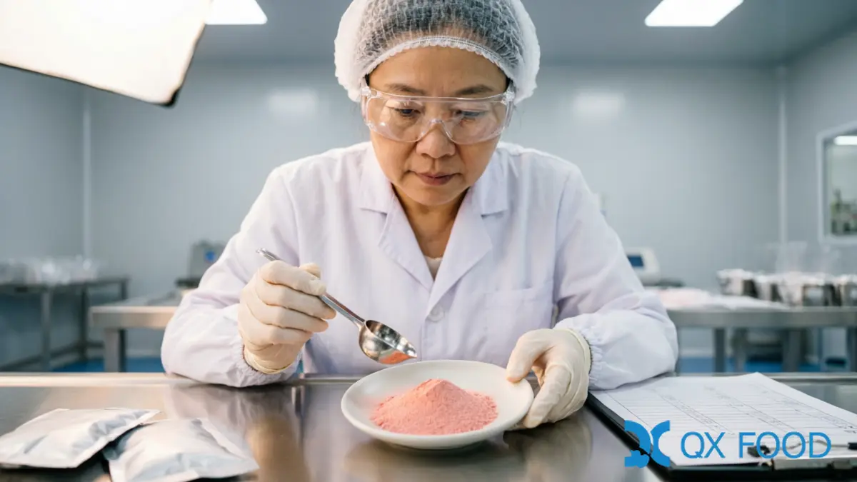 Strawberry Powder Quality Documentation ??STB-18 COA and Food Safety Certificates