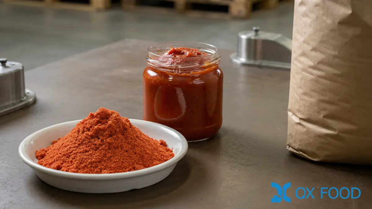 Tomato Powder and Tomato Paste - Different Forms for Different Process Needs