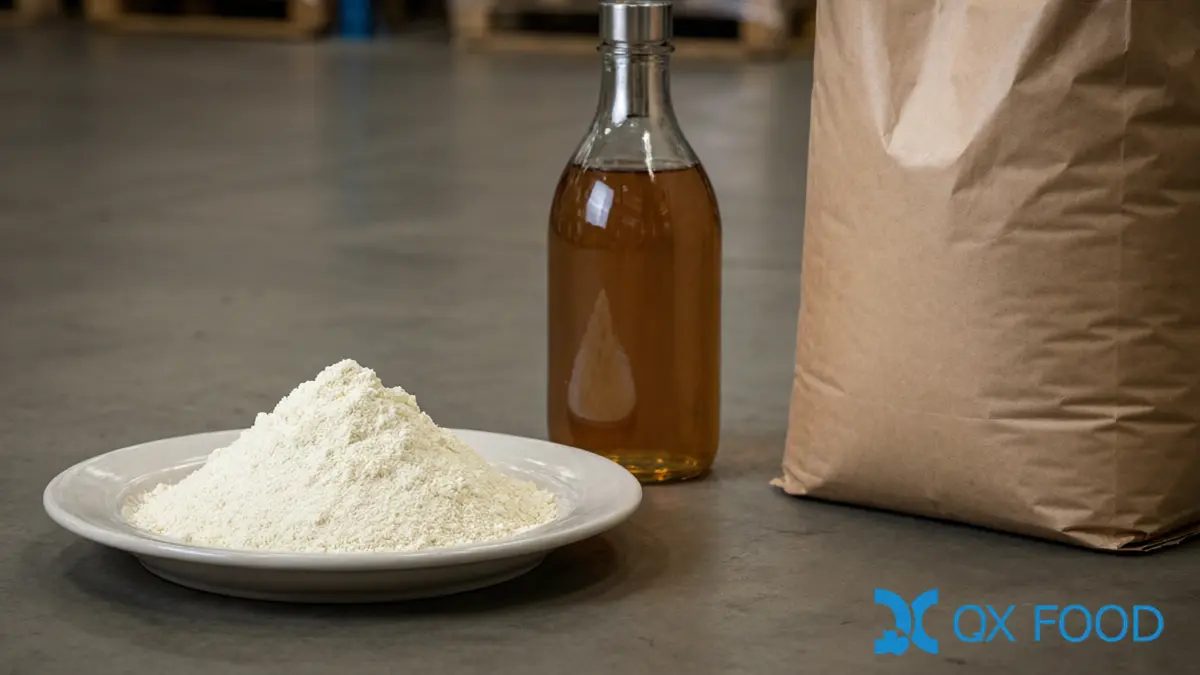 Vinegar Powder Applications for Food Manufacturing | QXFOOD 3 Vinegar Powder vs Liquid Vinegar — Dry System Compatibility and Stability