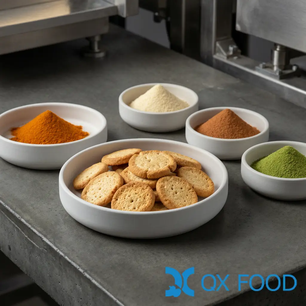 Home 13 Seasoning Systems for Baked Snacks - Seasoning Powders and Baked Crackers for Food Manufacturing